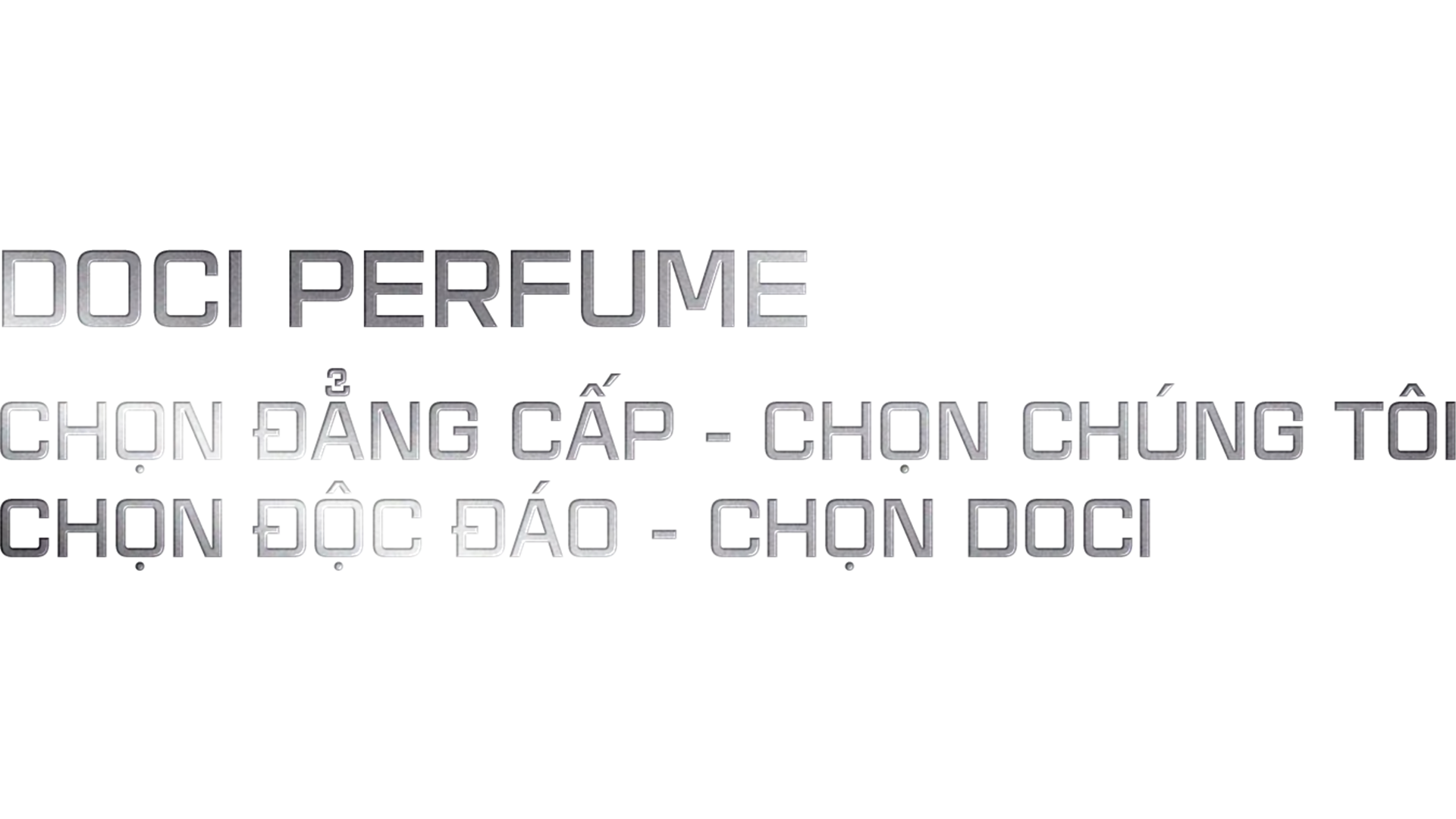 Logo tagline DOCI PERFUME