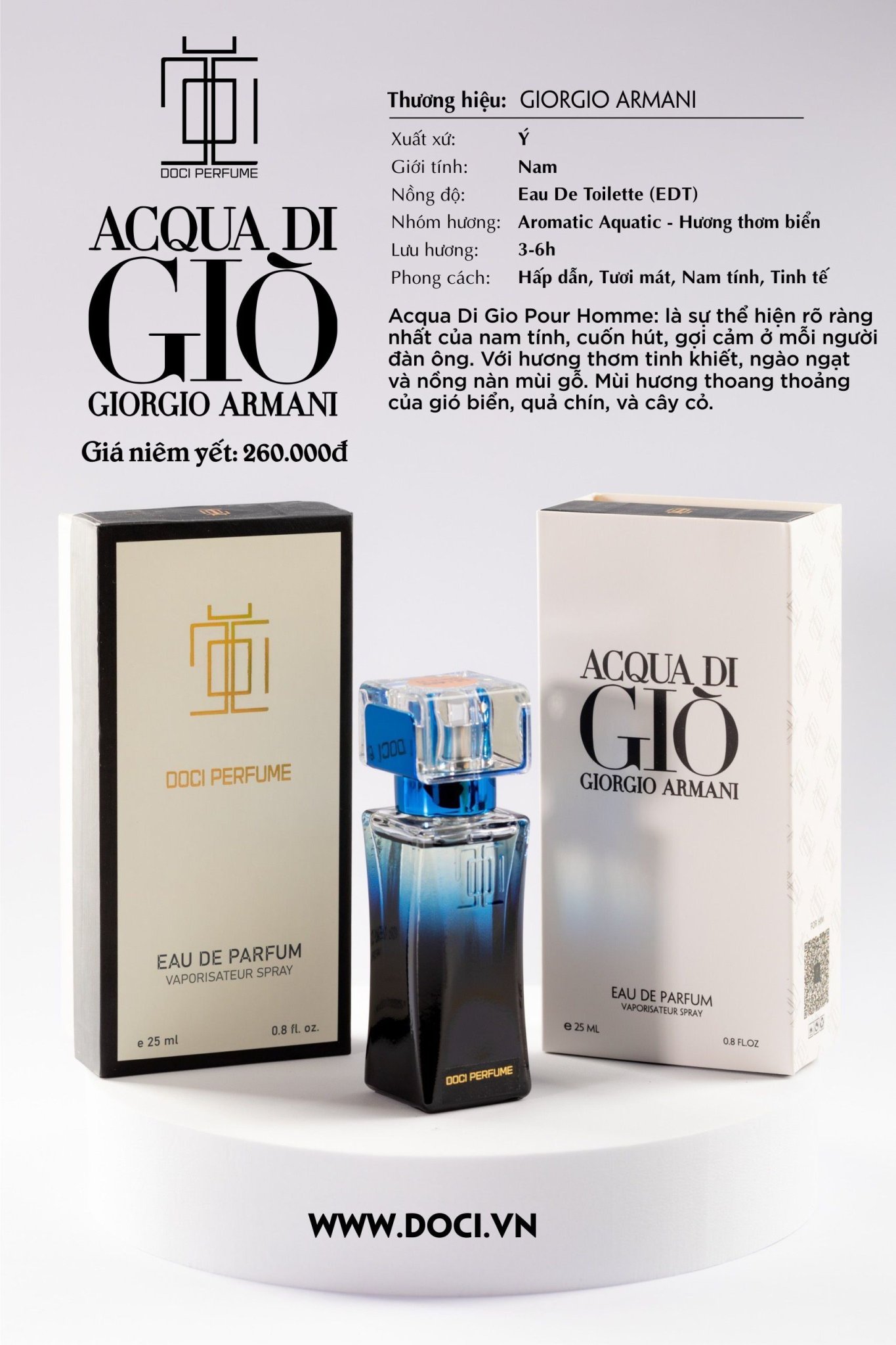 Acqua Di Gio Pour Homme